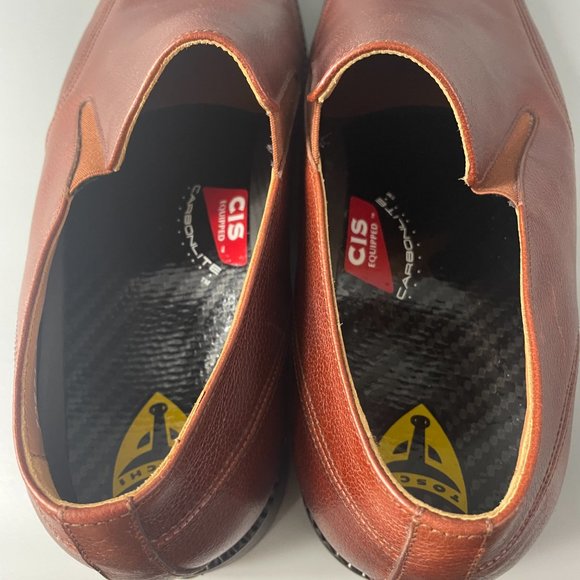 Michael Toschi Brown Leather Loafers CIS Equipped Carbonlite Men\'s Size 12 US main image 12